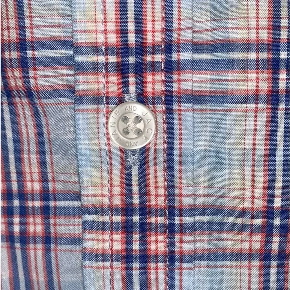 5/$25 NEW Janie and‎ Jack Girls Plaid Shirt